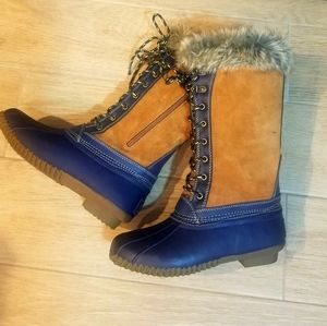 Sporto Waterproof Suede and Leather Duck Boot